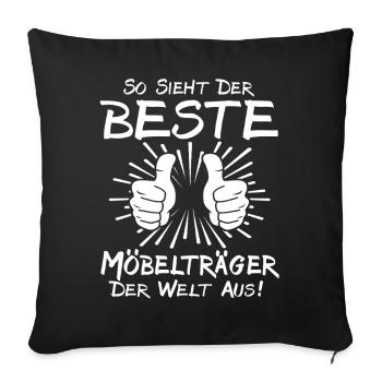Best Furniture Carrier - Sofa pillowcase 17,3'' x 17,3'' (45 x 45 cm) - black - Front