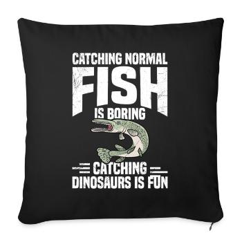  Alligator Gar Fishing Spot Rod Lure Alligator Gar - Sofa pillowcase 17,3'' x 17,3'' (45 x 45 cm) - black - Front