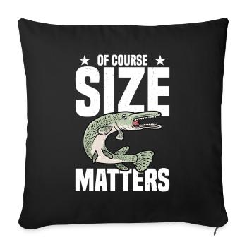  Alligator Gar Fisherman Spot Lure Fishing Gear - Sofa pillowcase 17,3'' x 17,3'' (45 x 45 cm) - black - Front
