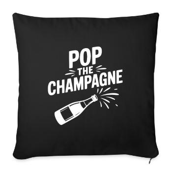Faites éclater le - Housse de coussin décorative 45 x 45 cm - noir - Devant