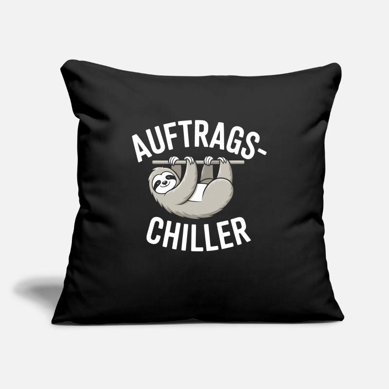 Commander Chiller Commander Chiller Bureau Sloth Housse de coussin décorative 45 x 45 cm