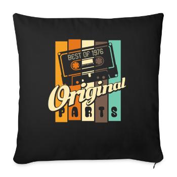 Best of 1976 Limited Edition - Cassette - Sofa pillowcase 17,3'' x 17,3'' (45 x 45 cm) - black - Front