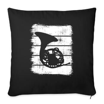 Cor français Sketch - Housse de coussin décorative 45 x 45 cm - noir - Devant