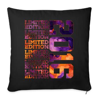 10E ÉDITION LIMITÉE DU 10E ANNIVERSAIRE 2016 - Housse de coussin décorative 45 x 45 cm - noir - Devant