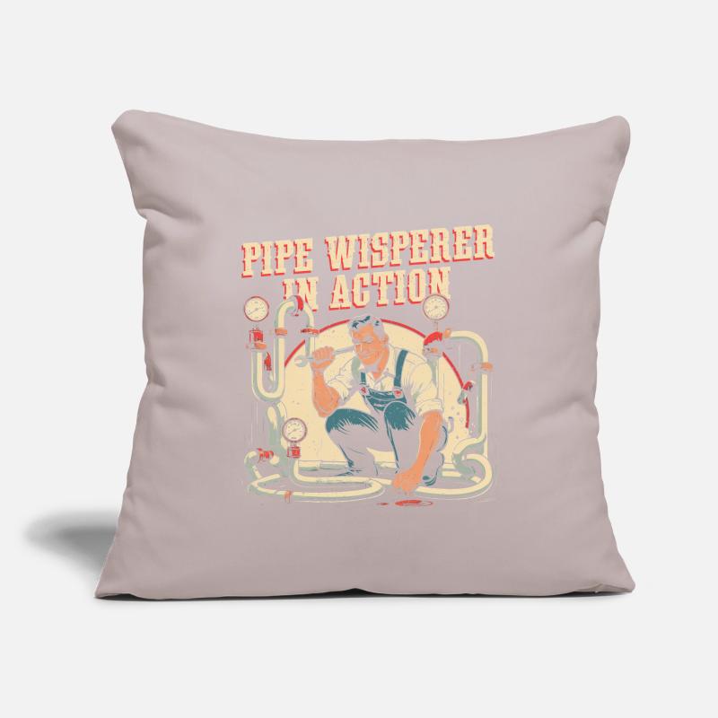 Pipe Layer Pipe Builder Pipe Whisperer Sofa pillowcase 17,3'' x 17,3'' (45 x 45 cm)