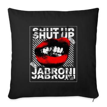 Jabroni - Sofa pillowcase 17,3'' x 17,3'' (45 x 45 cm) - black - Front