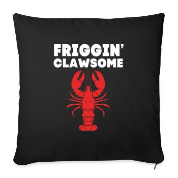 Lobster Seafood Lobster Spiny Lobster - Sofa pillowcase 17,3'' x 17,3'' (45 x 45 cm) - black - Front