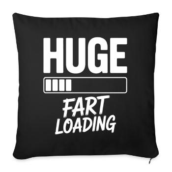 Dictons de pet, pets, cadeau de pets drôles - Housse de coussin décorative 45 x 45 cm - noir - Devant