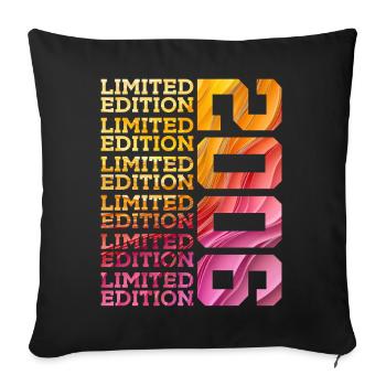 ÉDITION LIMITÉE 2006 20 ANS 20E ANNIVERSAIRE - Housse de coussin décorative 45 x 45 cm - noir - Devant
