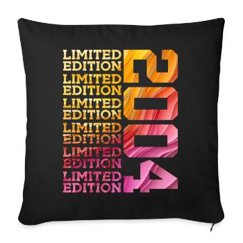 ÉDITION LIMITÉE 2004 22 ANS 22E ANNIVERSAIRE - Housse de coussin décorative 45 x 45 cm - noir - Devant