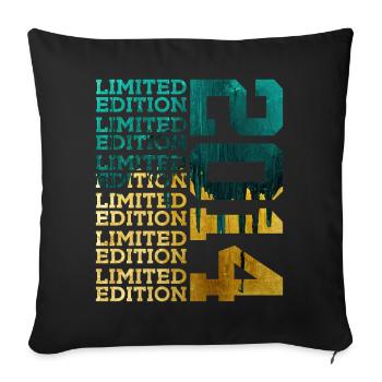 ÉDITION LIMITÉE 2014 12 ANS 12E ANNIVERSAIRE - Housse de coussin décorative 45 x 45 cm - noir - Devant