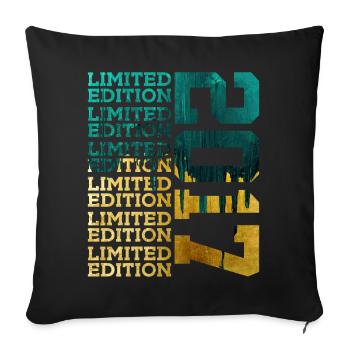ÉDITION LIMITÉE 2017 9 ANS 9E ANNIVERSAIRE - Housse de coussin décorative 45 x 45 cm - noir - Devant