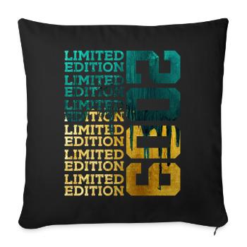 ÉDITION LIMITÉE 2009 17 ANS 17E ANNIVERSAIRE - Housse de coussin décorative 45 x 45 cm - noir - Devant
