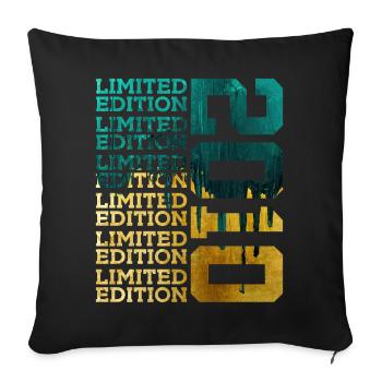 ÉDITION LIMITÉE 2010 16 ANS 16E ANNIVERSAIRE - Housse de coussin décorative 45 x 45 cm - noir - Devant