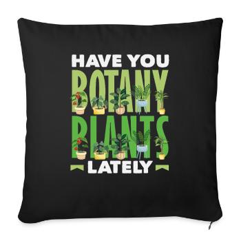 Jardinage Boatic Boatany Plant Lover - Housse de coussin décorative 45 x 45 cm - noir - Devant