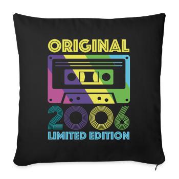 Originalkassette 2006 20th Anniversary 20 Year Tee - Sofakissenbezug 45 x 45 cm - Schwarz - Vorne