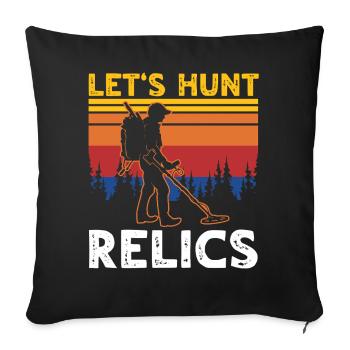 Relic Seeker Probes - Sofa pillowcase 17,3'' x 17,3'' (45 x 45 cm) - black - Front