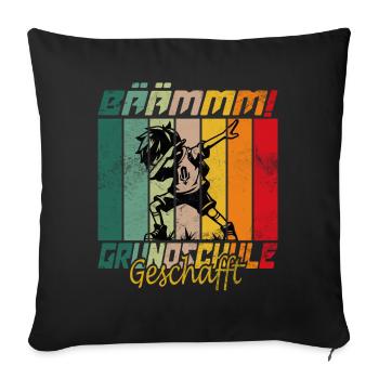 Goodbye Primary School Graduation School - Sofa pillowcase 17,3'' x 17,3'' (45 x 45 cm) - black - Front