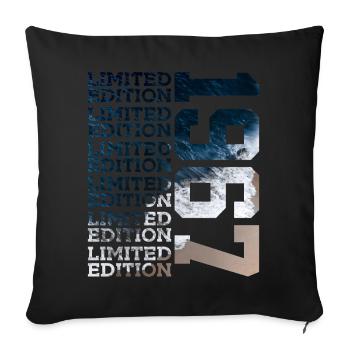 LIMITED EDITION 1967 59 YEARS 59TH BIRTHDAY - Sofa pillowcase 17,3'' x 17,3'' (45 x 45 cm) - black - Front