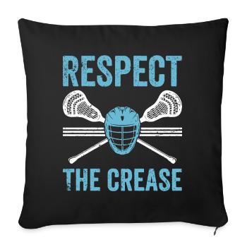 Respectez la ligne - Housse de coussin décorative 45 x 45 cm - noir - Devant