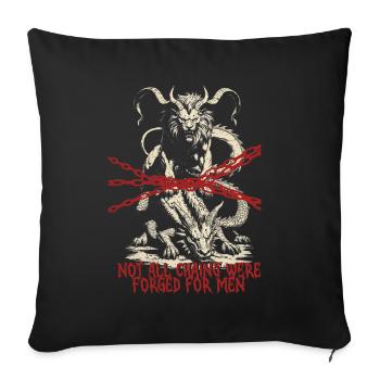 Créatures mythologiques des créatures chimères - Housse de coussin décorative 45 x 45 cm - noir - Devant