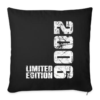 20. Geburtstag Junge Mädchen 20 Jahre alt 2006 Geschenk - Sofakissenbezug 45 x 45 cm - Schwarz - Vorne