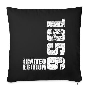 70th Birthday Man Woman 70 Years 1956 Gift - Sofa pillowcase 17,3'' x 17,3'' (45 x 45 cm) - black - Front
