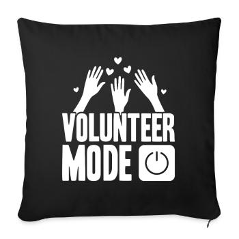 Mode citation de travailleur social sur Social Social - Housse de coussin décorative 45 x 45 cm - noir - Devant