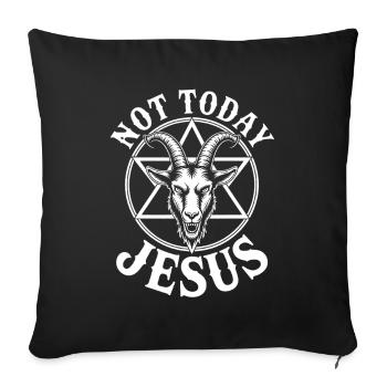 Goat Emblem Rebellion Crest - Sofa pillowcase 17,3'' x 17,3'' (45 x 45 cm) - black - Front