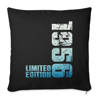 70th Birthday Man Woman 70 Years 1956 Gift - Sofa pillowcase 17,3'' x 17,3'' (45 x 45 cm) - black - Front