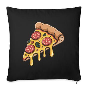 Pizza Pizza Maker - Sofa pillowcase 17,3'' x 17,3'' (45 x 45 cm) - black - Front
