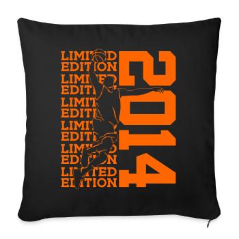 ÉDITION LIMITÉE 2014 BASKETBALL 12E ANNIVERSAIRE - Housse de coussin décorative 45 x 45 cm - noir - Devant