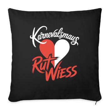 Carnival Mouse Rut Wiess Cologne Cologne Cologne Carnival Mouse - Sofa pillowcase 17,3'' x 17,3'' (45 x 45 cm) - black - Front