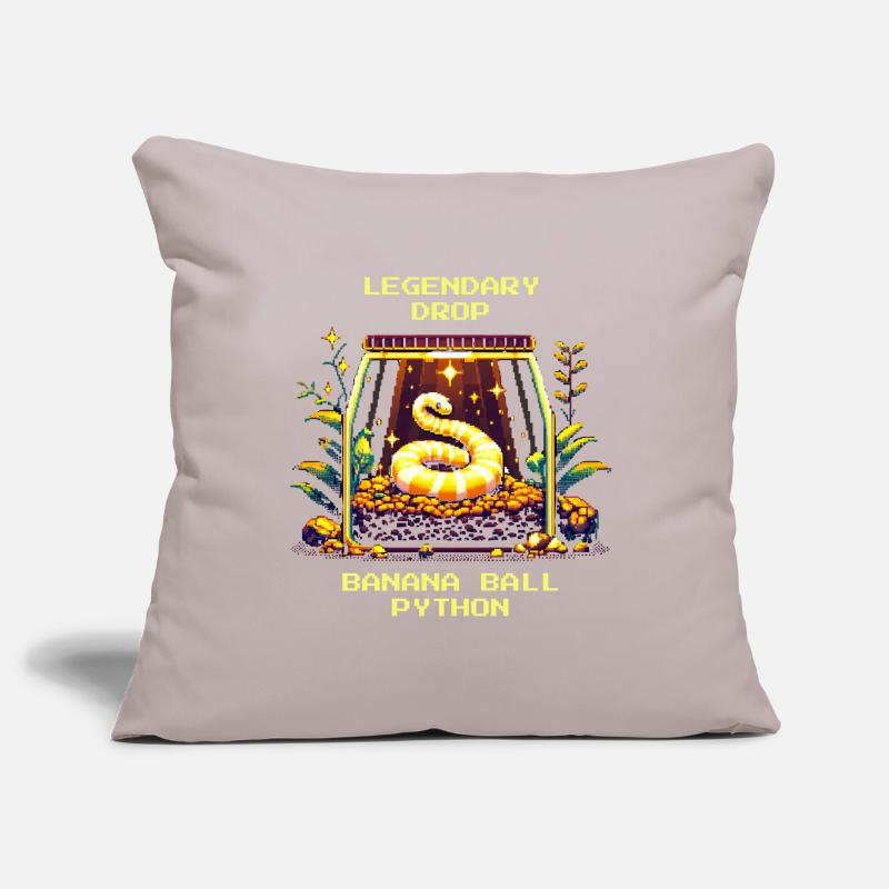Legendärer Fund: Banana Königspython | Python Sofakissenbezug 45 x 45 cm