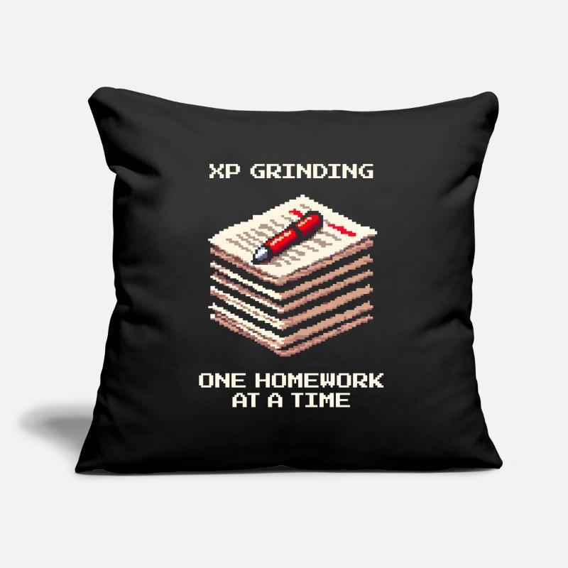 XP Grind : Devoirs pour devoirs | École Housse de coussin décorative 45 x 45 cm