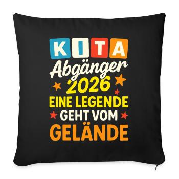 KIta Graduate Farewell Graduation Graduation Gift - Sofa pillowcase 17,3'' x 17,3'' (45 x 45 cm) - black - Front