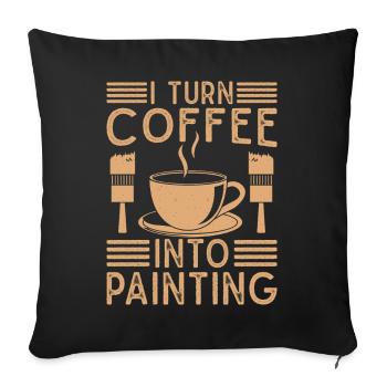 House Painter Dad Unique Gifts - Sofa pillowcase 17,3'' x 17,3'' (45 x 45 cm) - black - Front