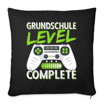 Primary School Graduation 2026 Primary School Graduation - Sofa pillowcase 17,3'' x 17,3'' (45 x 45 cm) - black - Front