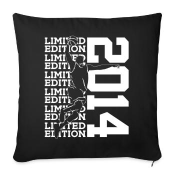 ÉDITION LIMITÉE 2014 BASKETBALL 12E ANNIVERSAIRE - Housse de coussin décorative 45 x 45 cm - noir - Devant