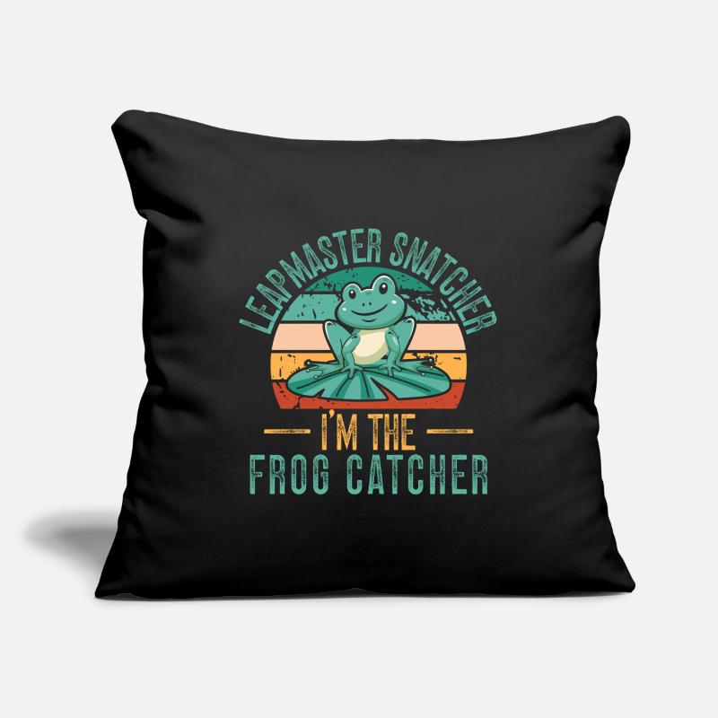 Frog Catcher Leapmaster Snatcher Frog Sofakissenbezug 45 x 45 cm