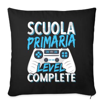 Primary School Diploma Elementary School 2026 - Sofa pillowcase 17,3'' x 17,3'' (45 x 45 cm) - black - Front