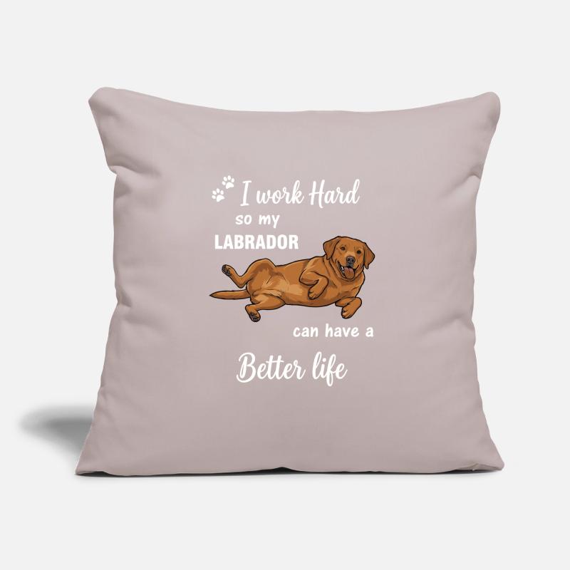 Echte Labrador Liebe Hundebesitzer Statement Sofakissenbezug 45 x 45 cm