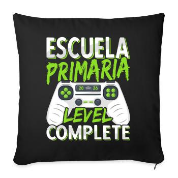 Primary Graduation Gift 2026 School Diploma - Sofa pillowcase 17,3'' x 17,3'' (45 x 45 cm) - black - Front