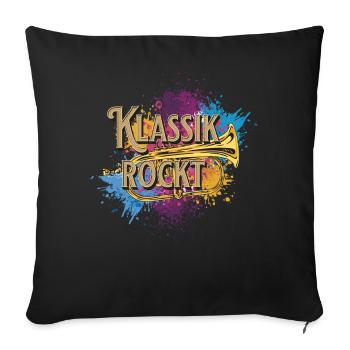 Tenor horn - classical music rocks classical music fan brass music - Sofa pillowcase 17,3'' x 17,3'' (45 x 45 cm) - black - Front