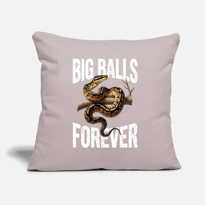 Python roi Serpents Amateurs de terrarium Python Housse de coussin décorative 45 x 45 cm