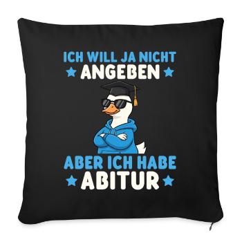High School Graduation Passed Goose Graduation Gift - Sofa pillowcase 17,3'' x 17,3'' (45 x 45 cm) - black - Front
