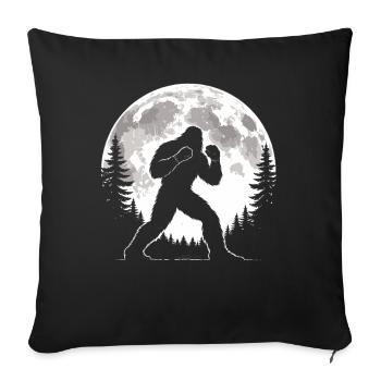 Bigfoot Boxes - Sofa pillowcase 17,3'' x 17,3'' (45 x 45 cm) - black - Front