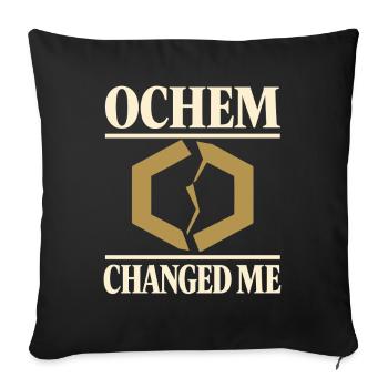 Organic Chemistry Ochem Ochem Survivor Premed Chem - Sofa pillowcase 17,3'' x 17,3'' (45 x 45 cm) - black - Front