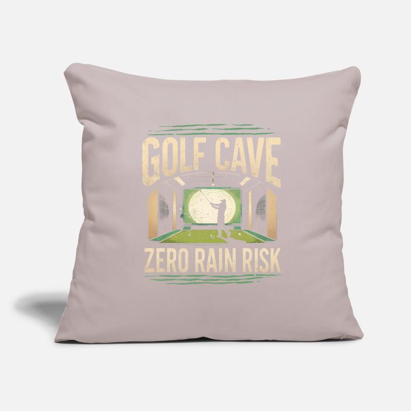 Golf Simulator Golf Cave Zero Rain Risk Sofa pillowcase 17,3'' x 17,3'' (45 x 45 cm)