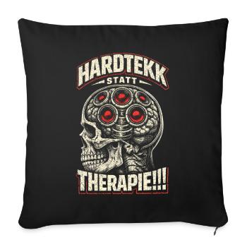 Hardtekk Tekke East Germany - Sofa pillowcase 17,3'' x 17,3'' (45 x 45 cm) - black - Front